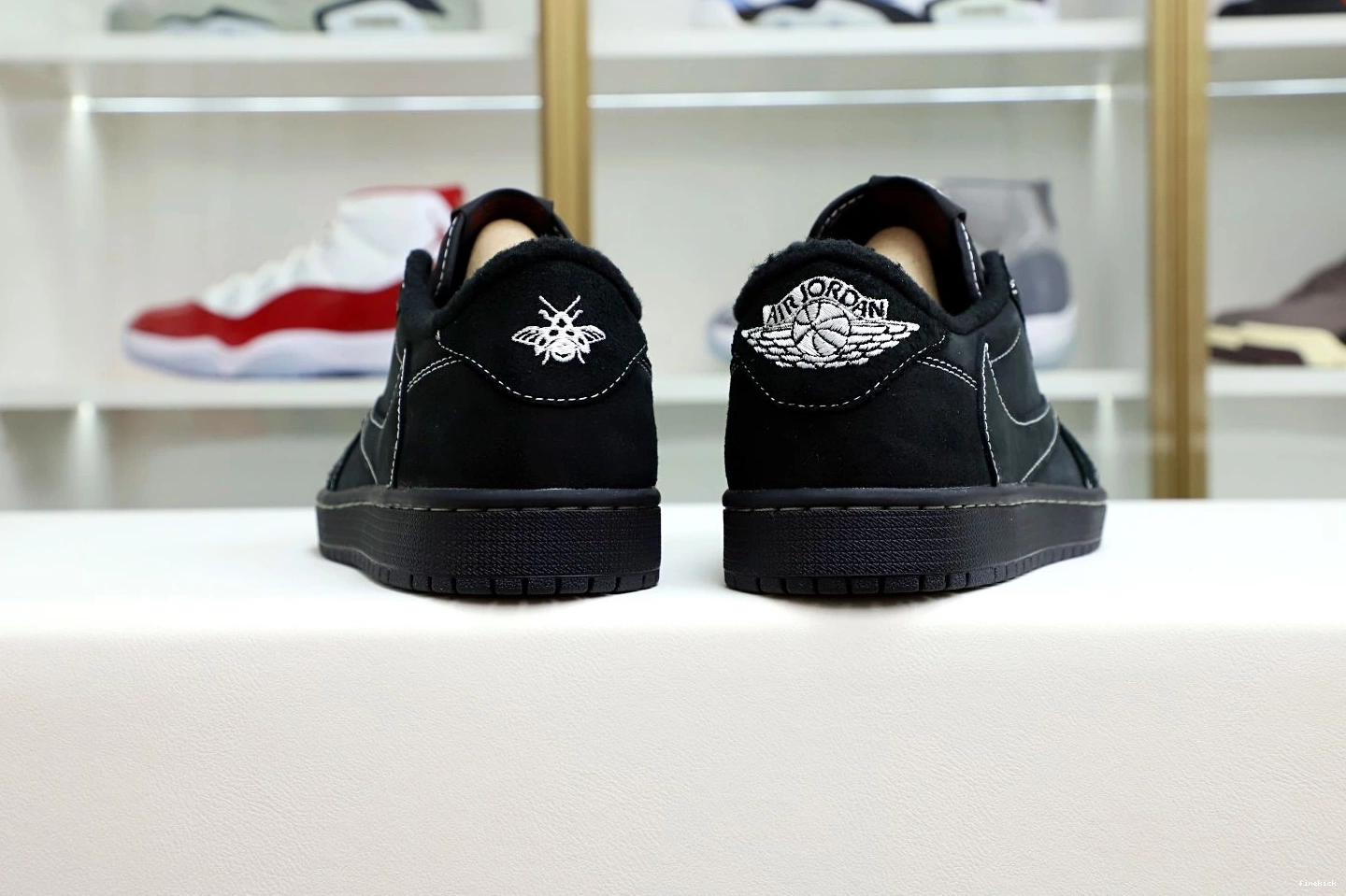 TRAVIS NIKE JORDAN X LOW SCOTT AIR “BLACK PHANTOM” 1 OG 0128